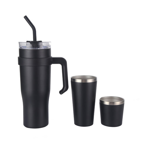 Stanley Quencher 40Oz Car Cup Suit Outdoor Sports Belt Handle, Insulated Stainless Steel Cup | BPA-Free |
